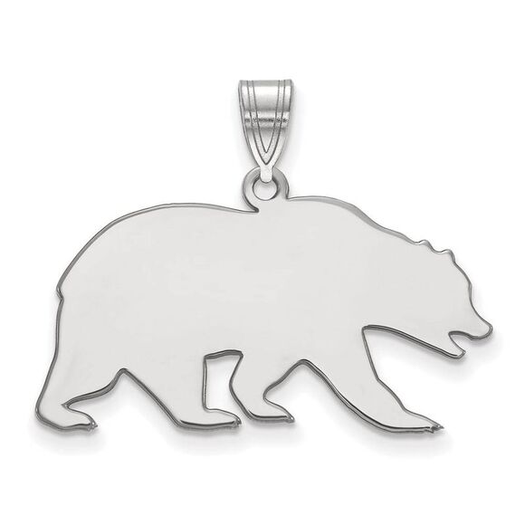 Sterling Silver California Berkeley Large Mascot Pendant